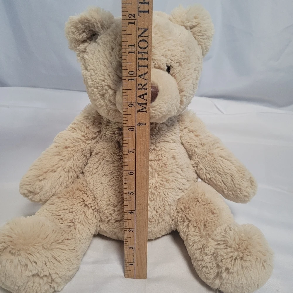 Aeropostale Brown Tan Sitting Bear Plush Stuffed Animal 12" - Picture 9 of 10